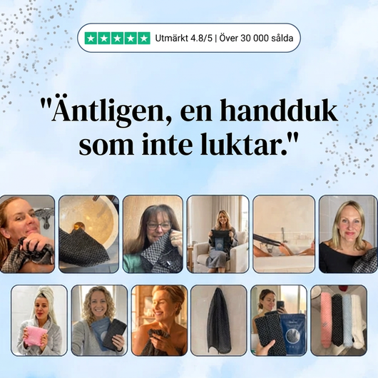 Alorincare exfolierande antibakteriell duschhandduk