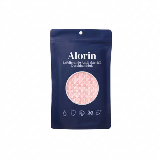 Alorincare exfolierande antibakteriell duschhandduk