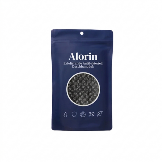 Alorincare exfolierande antibakteriell duschhandduk